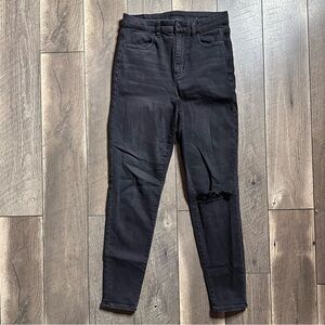 American Eagle Black Curvy Super Hi Rise Jeggings